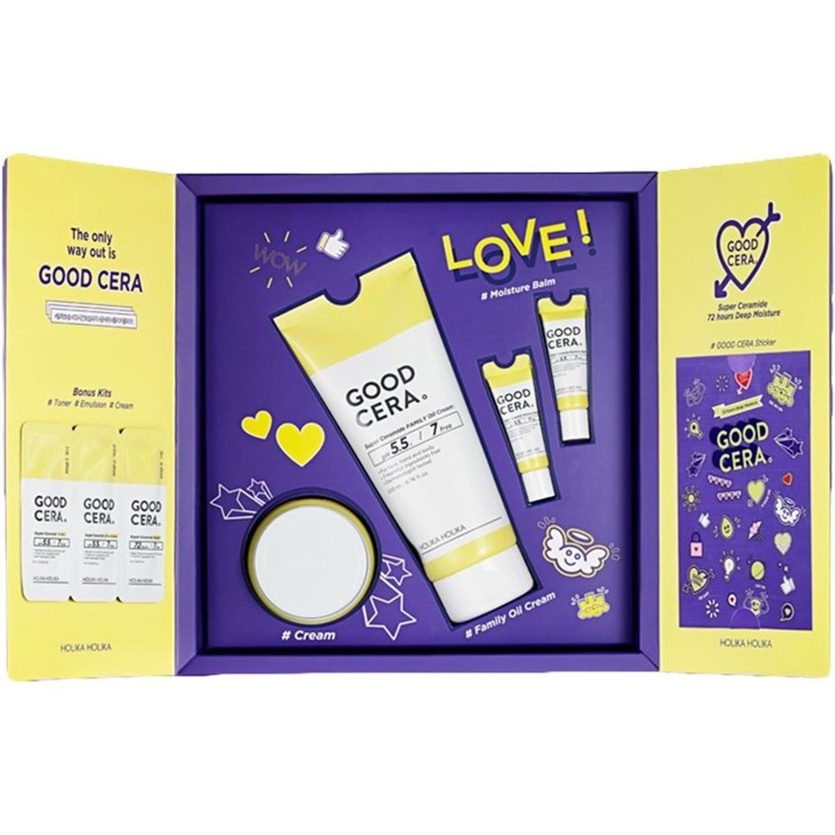 Holika Holika Face Care Good Cera Super Ceramide Deep Moisture Set (Limited Edition) Лимитированный набор средств для интенсивного увлажнения кожи