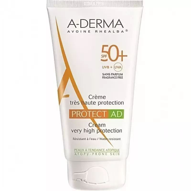 A-Derma Protect Protect AD Cream Very High Protection SPF 50+ Солнцезащитный крем SPF50+