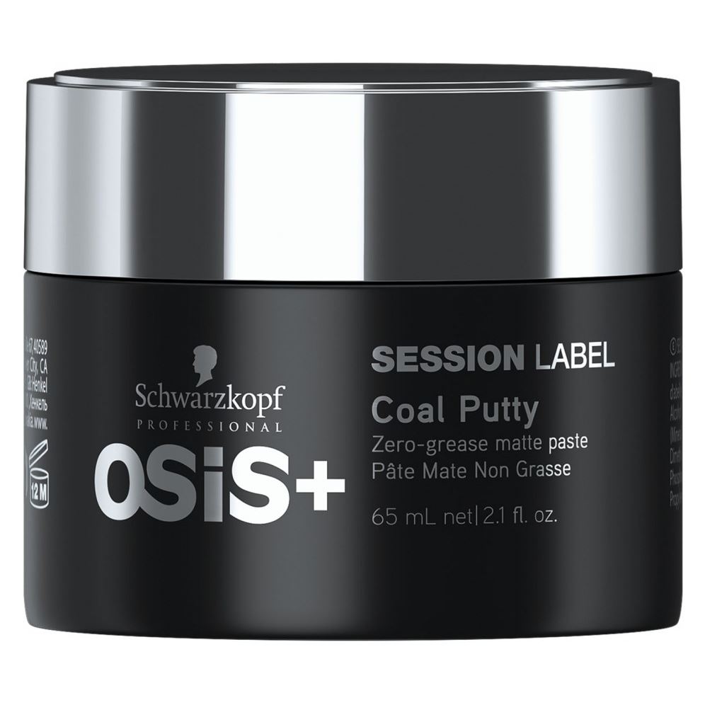 Schwarzkopf Professional Osis+ Session Label Coal Putty Суперэластичная матирующая глина