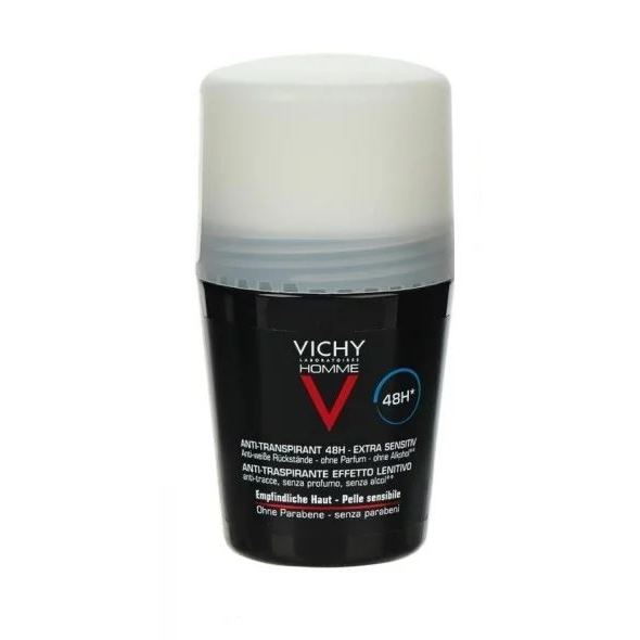 VICHY Homme Дезодорант - антиперспирант 48 ч против пятен Vichy Homme Deodorant anti-transpirant 48H peau sensible 