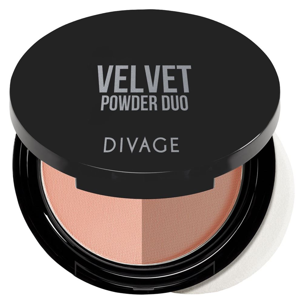 Divage Make Up Velvet Powder Duo Пудра компактная двухцветная
