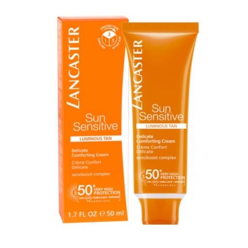 Lancaster Sun Beauty Care Sun Sensitive Delicate Comforting Cream SPF 50+ Нежный лосьон для лица для чувствительной кожи