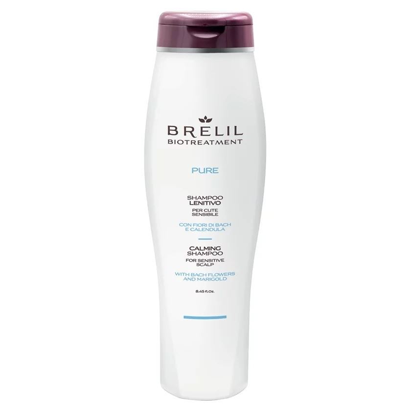 Brelil Professional Bio Traitement Pure Pure Calming Shampoo For Sensitive Scalp Деликатный восстанавливающий шампунь