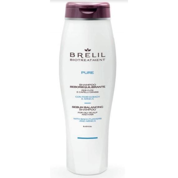 Brelil Professional Bio Traitement Pure Pure Sebum Balancing Shampoo For Oily Scalp and Hair Шампунь для жирных волос