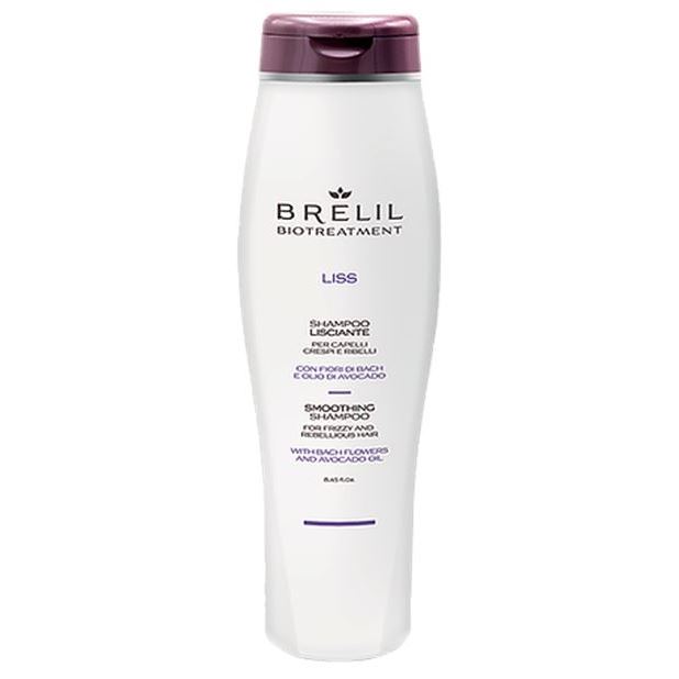 Brelil Professional Bio Traitement Liss Smoothing Shampoo For Frizzy And Unruly Hair Разглаживающий шампунь для вьющихся и непослушных волос
