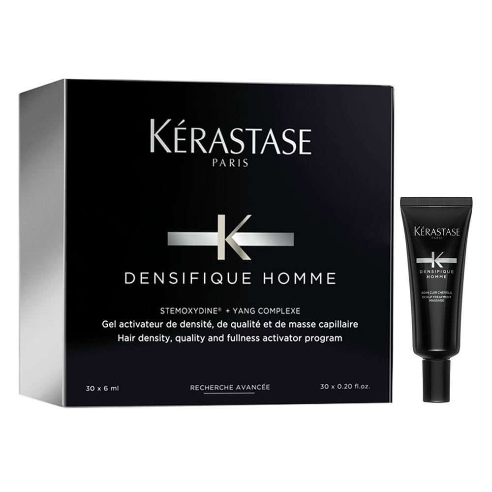 Kerastase Homme Densifique Homme Hair Density And Fullness Programme Ампулы для мужчин. Активатор густоты и плотности волос для мужчин ампулы 