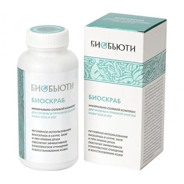 Biobeauty Косметика для тела Биоскраб Минерально-солевой комплекс для гиигиены и глубокой очистки кожи тела и ног
