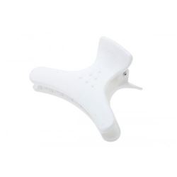 h10988-01 Зажимы "бабочка" усиленные белые