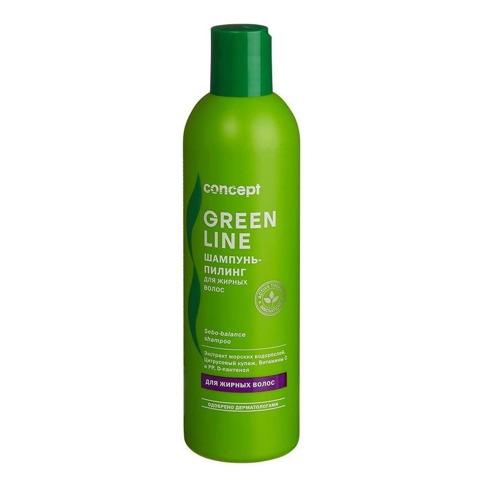 Concept Green Line Sebo-Balance Shampoo Шампунь-пилинг для жирных волос