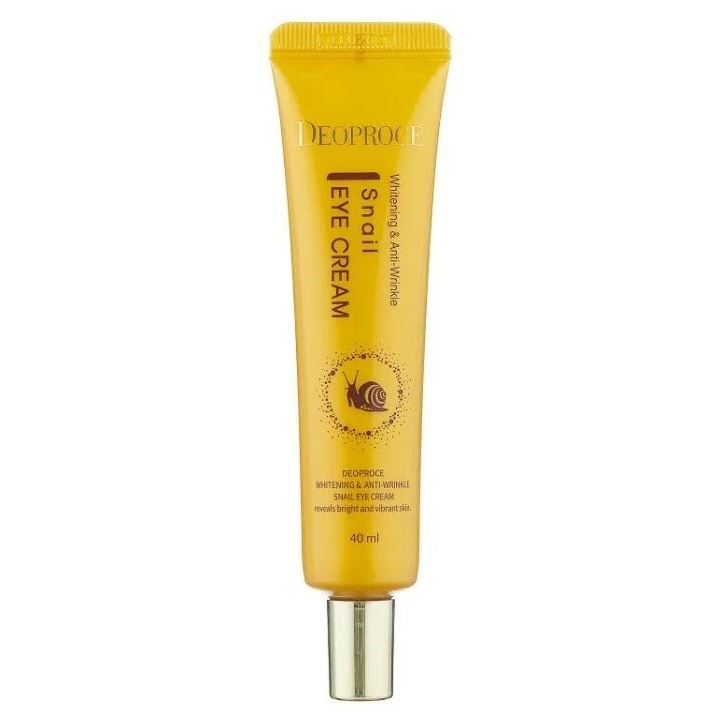 Deoproce Snail Whitening & Anti-Wrinkle Snail Eye Cream Крем для век осветляющий с экстрактом муцина улитки