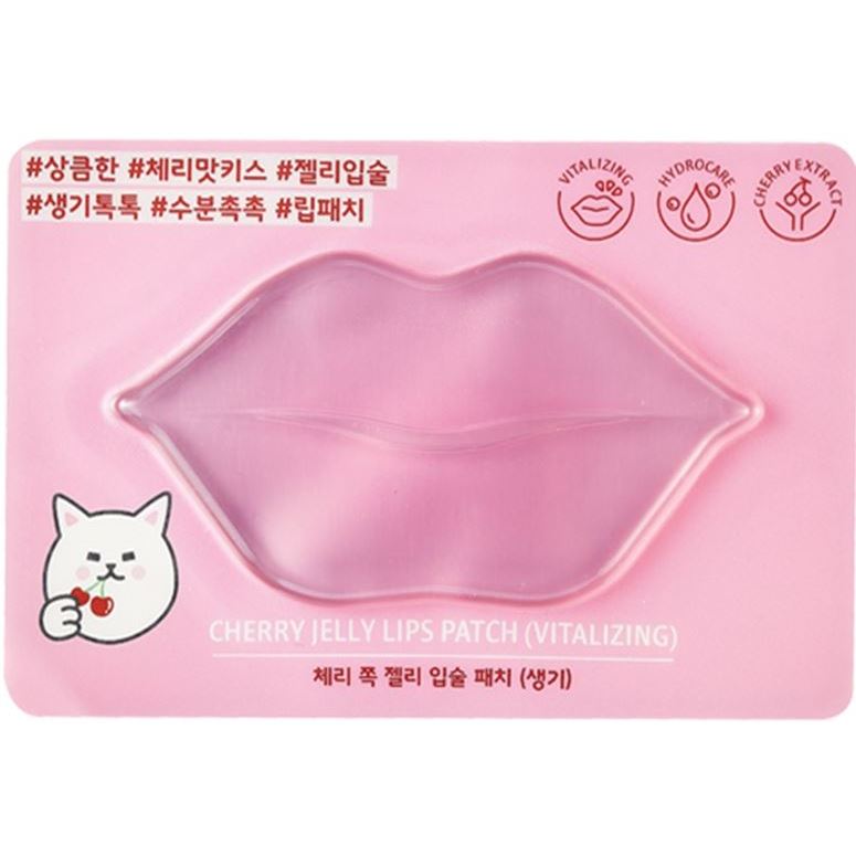 Etude House Face Care Cherry Jelly Lips Patch (Vitalizing) Гидрогелевый патч для губ