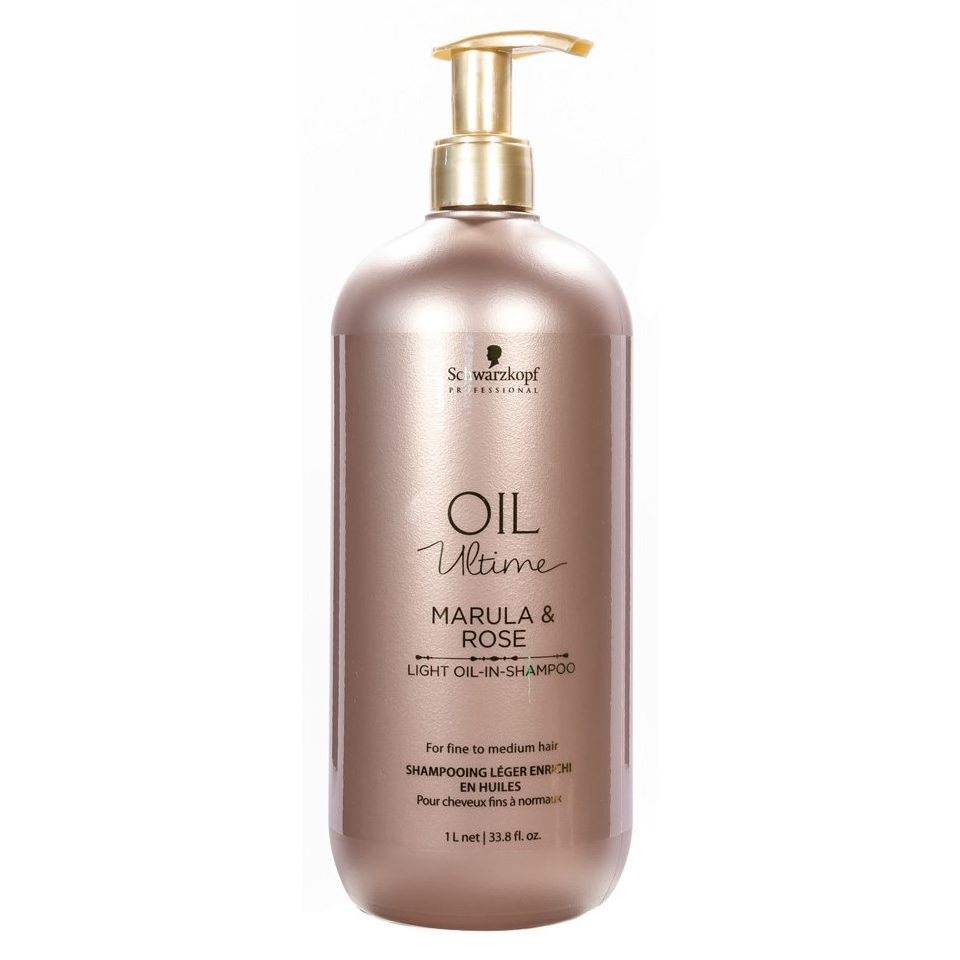 Schwarzkopf Professional Bonacure Oil Miracle Oil Ultime Light Oil-in-Shampoo Marula & Rosa  Шампунь для тонких и нормальных волос