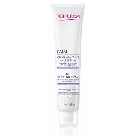 Topicrem Intolerant Skin CALM+ Light Soothing Cream Легкий успокаивающий крем