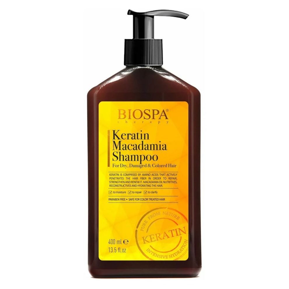 Sea of SPA Bio SPA  Keratin Macadamia Shampoo Шампунь с Кератином и маслом Макадамии для сухих, поврежденных и окрашенных волос