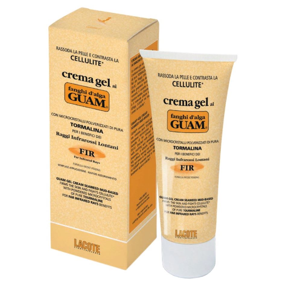 Guam Tourmaline Fanghi D'Alga Crema Gel Fir Tormalina Крем-гель антицеллюлитный подтягивающий с микрокристаллами Турмалина