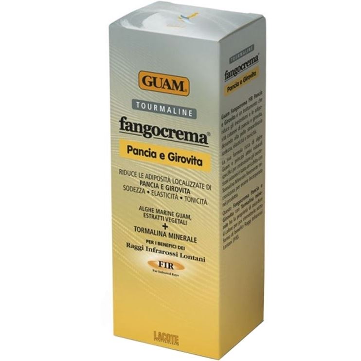 Guam Tourmaline Крем моделирующий для живота и талии с разогревающим эффектом с микрокристаллами Турмалина Fangocrema Pancia E Girovita