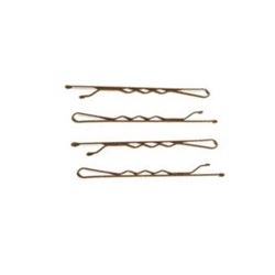 h10536-04B Невидимки 60 мм волна коричневые