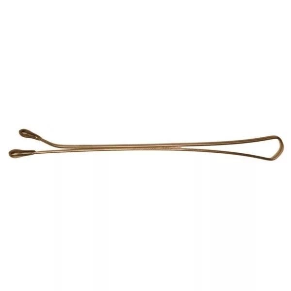 Harizma Professional Аксессуары h10539-04 Невидимки 70 мм прямые коричневые 24 шт Невидимки 70 мм прямые коричневые 24 шт