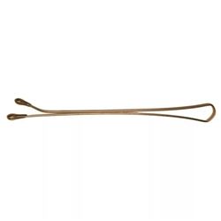 h10539-04 Невидимки 70 мм прямые коричневые 24 шт