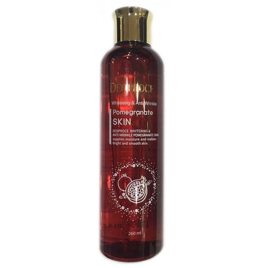 Deoproce Natural Skin Whitening & Anti-Wrinkle Pomegranate Skin Тонер для лица антивозрастной