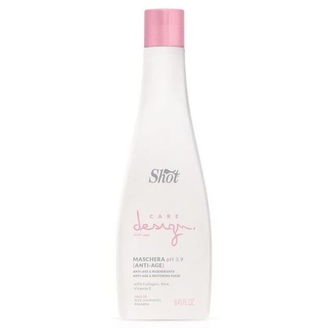 Shot Care&Glamour Care Design Anti-Age Maschera pH 3.9 Маска восстанавливающая с коллагеном
