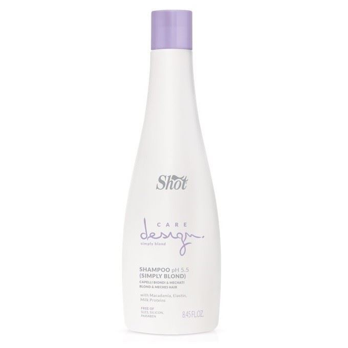 Shot Care&Glamour Care Design Simply Blond Shampoo Шампунь для осветленных и мелированных волос