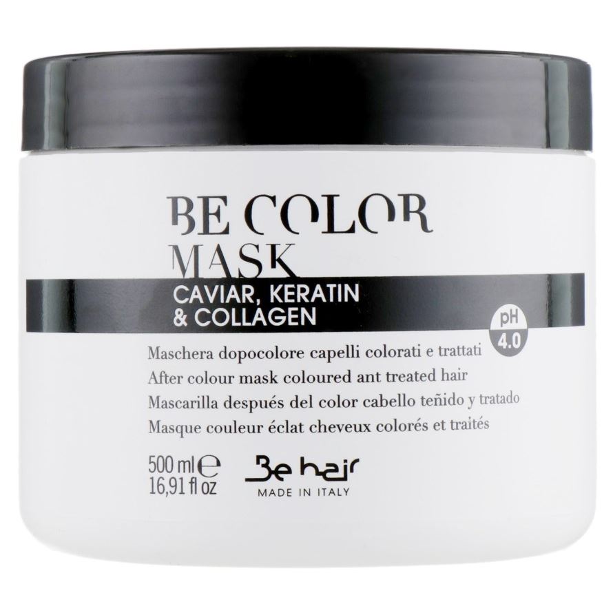 Be Hair Be Color Be Color After Colour Mask Маска фиксатор цвета для окрашенных волос с экстрактом Черной икры, Кератином и Коллагеном