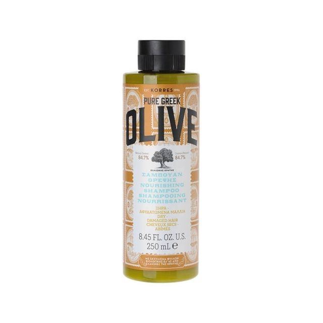 Korres Hair Shampoo Pure Greek Olive Nourishing  Шампунь Греческая Олива питательный для сухих и поврежденных волос