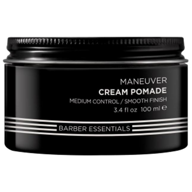 Redken For Men Redken Brews Maneuver Cream Pomade Помада-крем на водной основе подчеркивает натуральную текстуру волос, не придавая дополнительного блеска. Средняя фиксация.