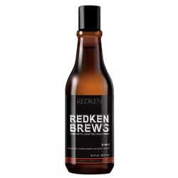 Redken Brews 3-In-1: Shampoo, Conditioner And Body Wash