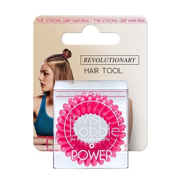 Invisibobble Резинки для волос Power Pinking of You с подвесом Резинки для волос в упаковке с подвесом