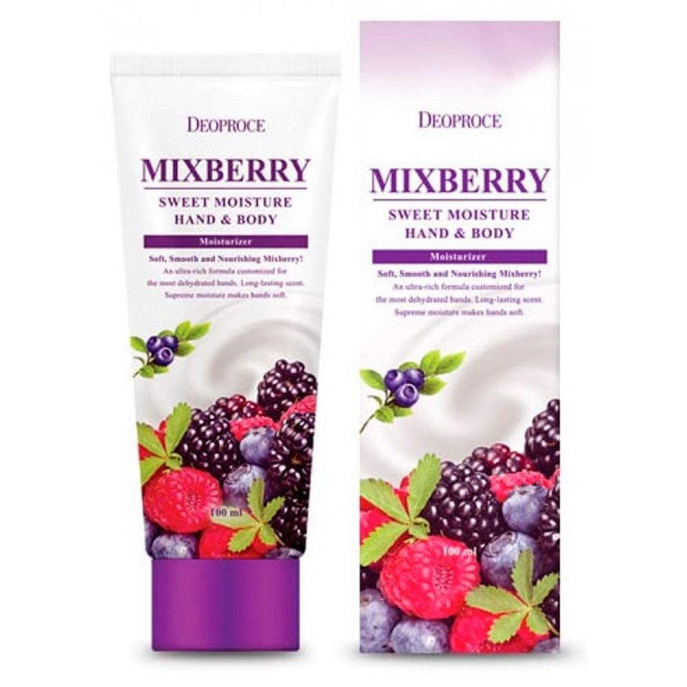 Deoproce Creams  Moisture Hand & Body Mixberry Sweet  Крем для рук и тела питательный Лесные ягоды