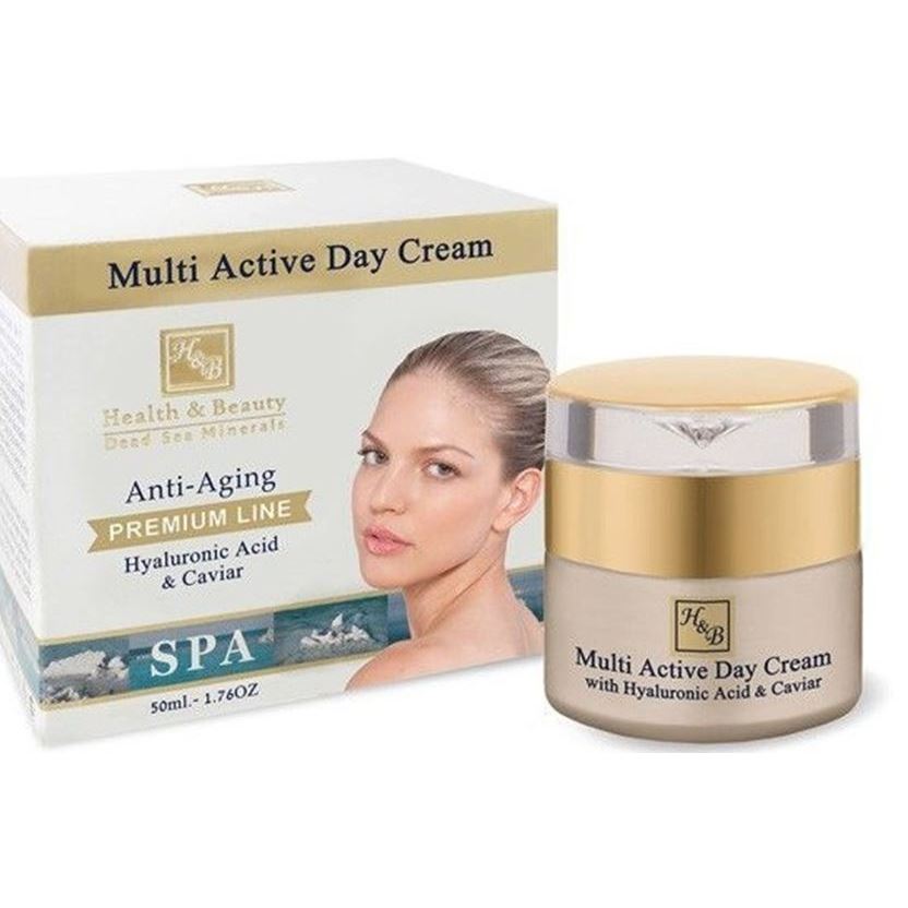 Health & Beauty Face Care Multi Active Day Cream With Hyaluronic Acid & Caviar  Мультиактивный дневной крем с гиалуроновой кислотой и экстрактом черной икры