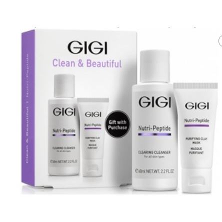 GiGi Nutri Peptide Clean & Beautiful Set Дорожный набор для идеально чистой кожи