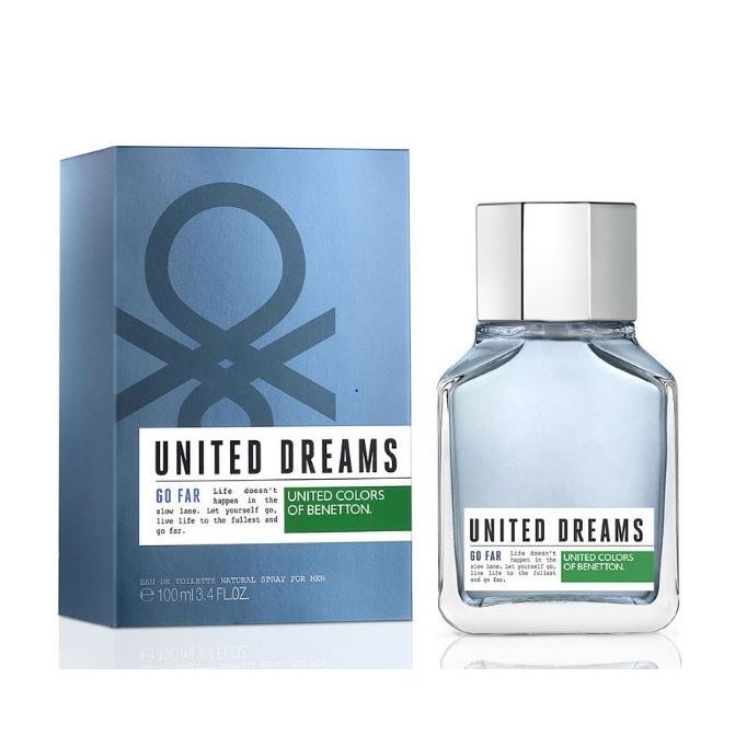Benetton Fragrance United Dreams Go Far Мужской аромат свежести и моря