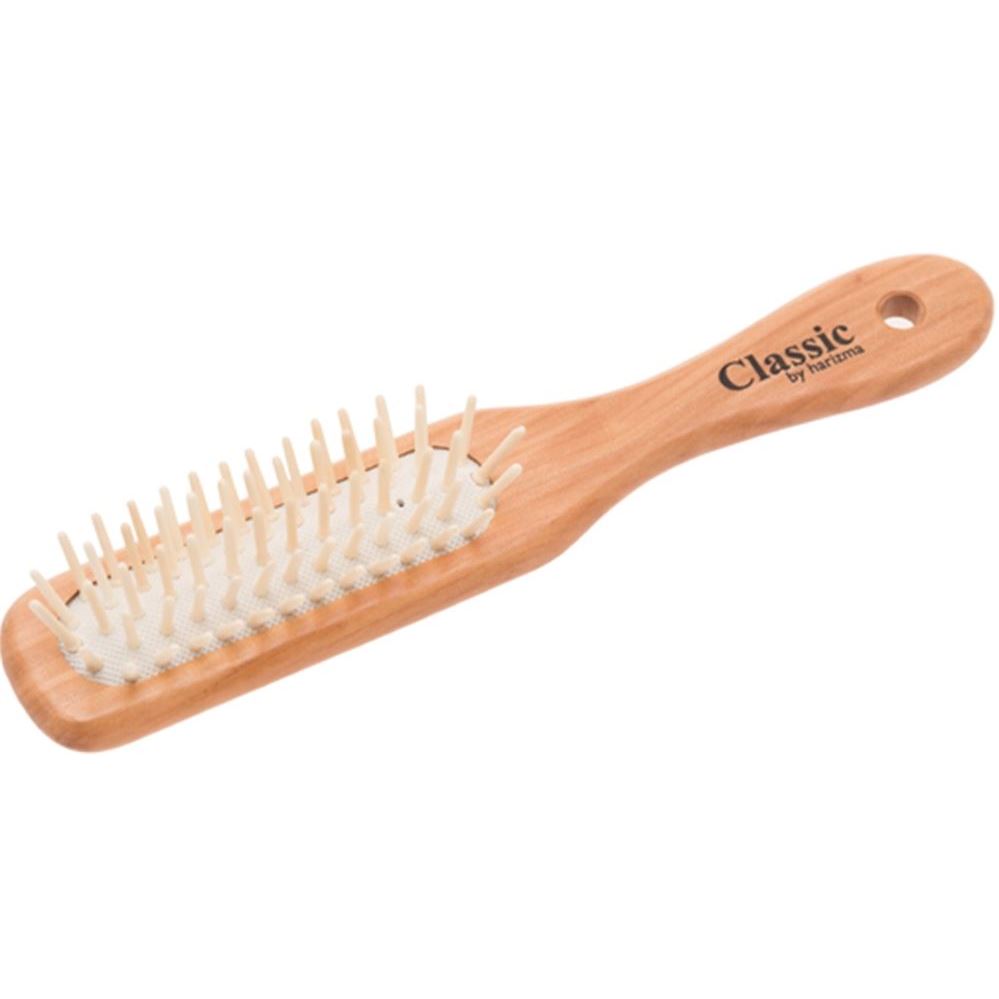 Harizma Professional Аксессуары h10708W Щетка для волос массажная Щетка для волос массажная из натурального дерева малая