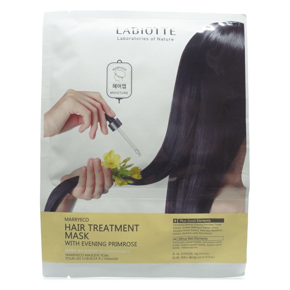 Labiotte Face & Body Care Marryeco Hair Treatment Mask With Evening Primrose Маска для волос восстанавливающая