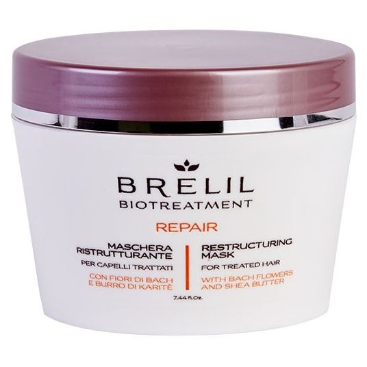 Brelil Professional Bio Traitement Repair  Restructuring Mask For Treated Hair Восстанавливающая маска для поврежденных волос