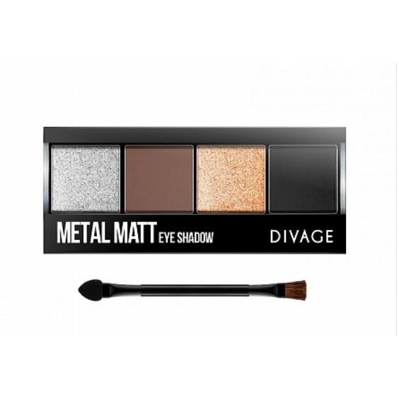 Divage Make Up Palettes Eye Shadow Metal Matt Палетка теней для век