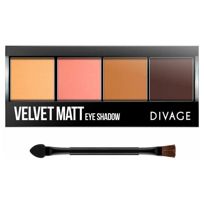 Divage Make Up Palettes Eye Shadow Velvet Matt Палетка теней для век