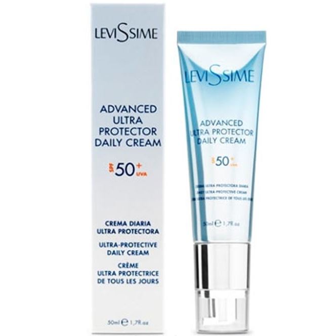 Levissime Alginate Mask Advanced Ultra Protector Daily Cream SPF 50+ Солнцезащитный крем-гель для лица SPF 50+