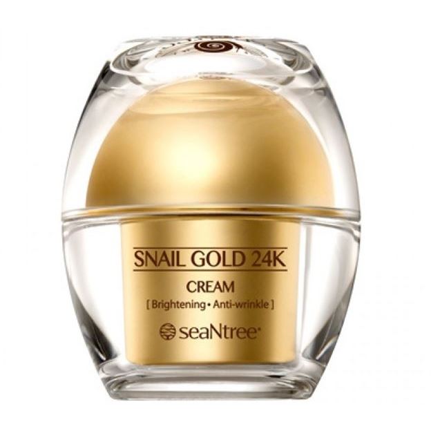 SeaNtree Face&Body Care Snail Gold 24K Cream Крем для лица с 24K золотом и экстрактом улитки