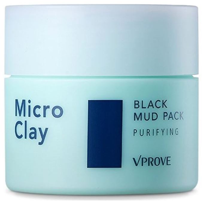 Vprove Micro Clay Black Mud Pack Purifying Противовоспалительная кремовая маска для лица с черной глиной