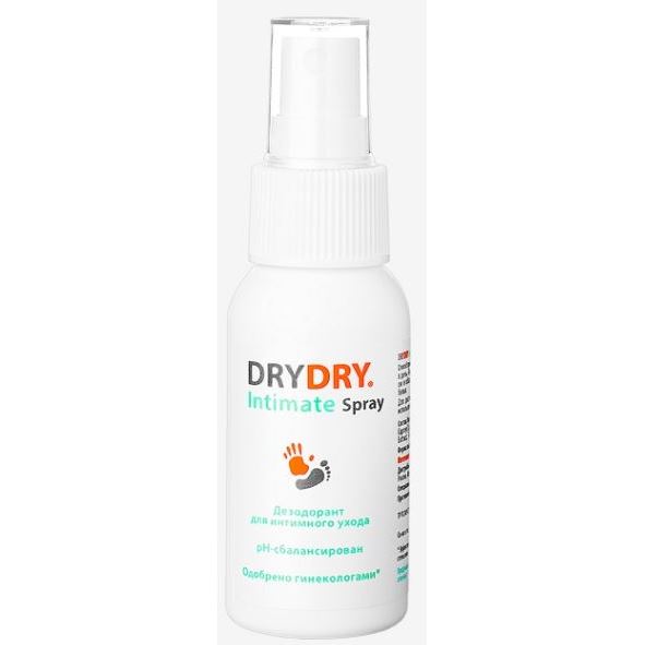 Dry Dry Antiperspirant Dry Dry Intimate Spray Интим-спрей дезодорант для интимного ухода