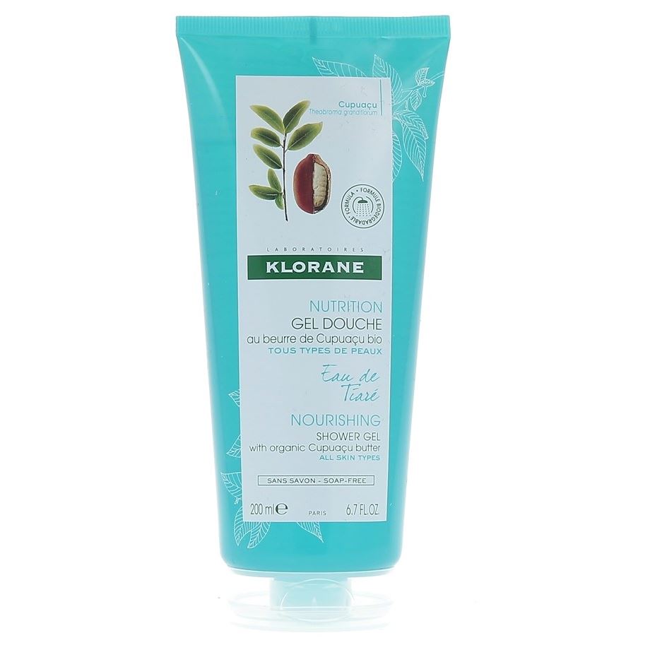 Klorane Dermo Protection Гель для душа Молочко Бамбука питательный с органическим маслом Купуасу Shower Gel with organic Cupuacu Butter Гель для душа питательный Молочко Бамбука с органическим маслом Купуасу  для детей с 3 лет и взрослых