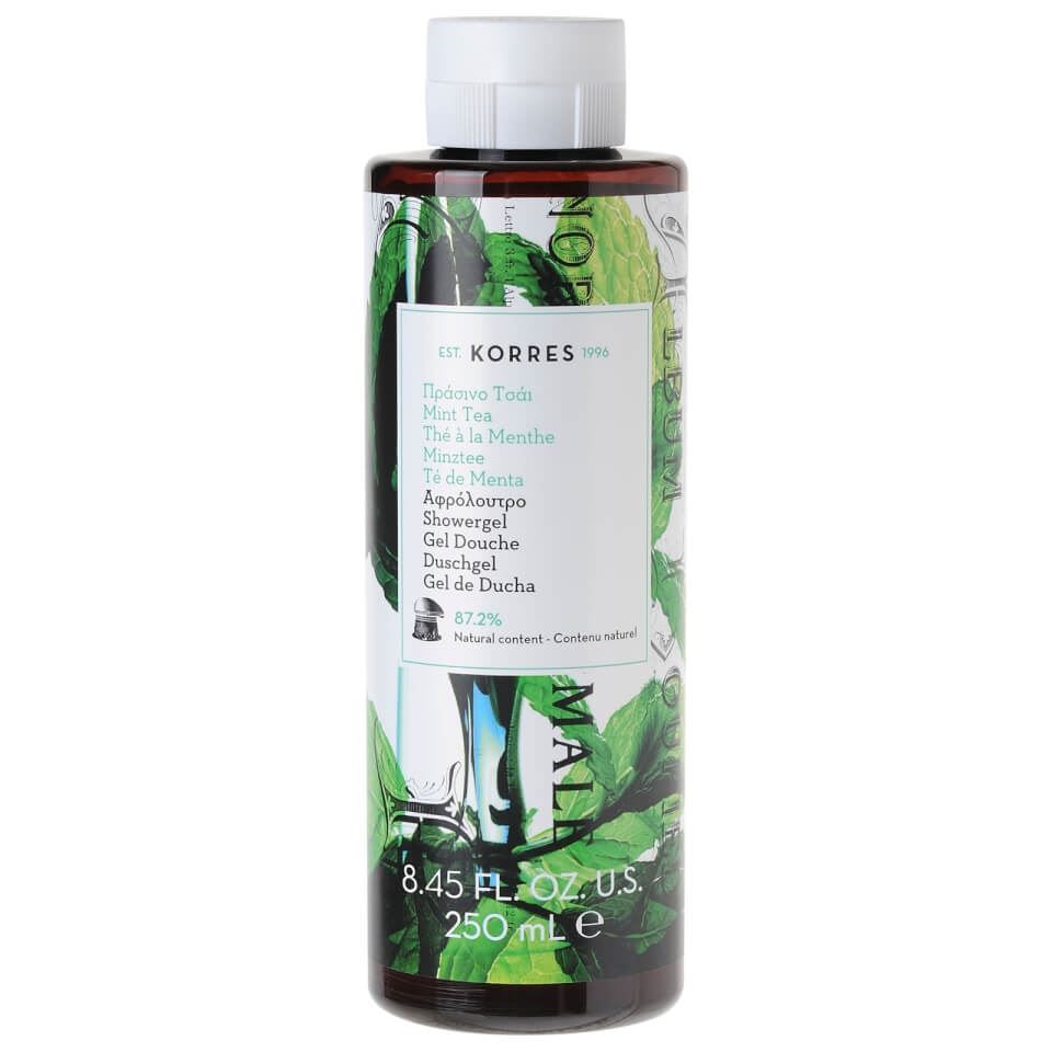 Korres Body Showergels Shower Gel Mint Tea Гель для душа Мятный Чай