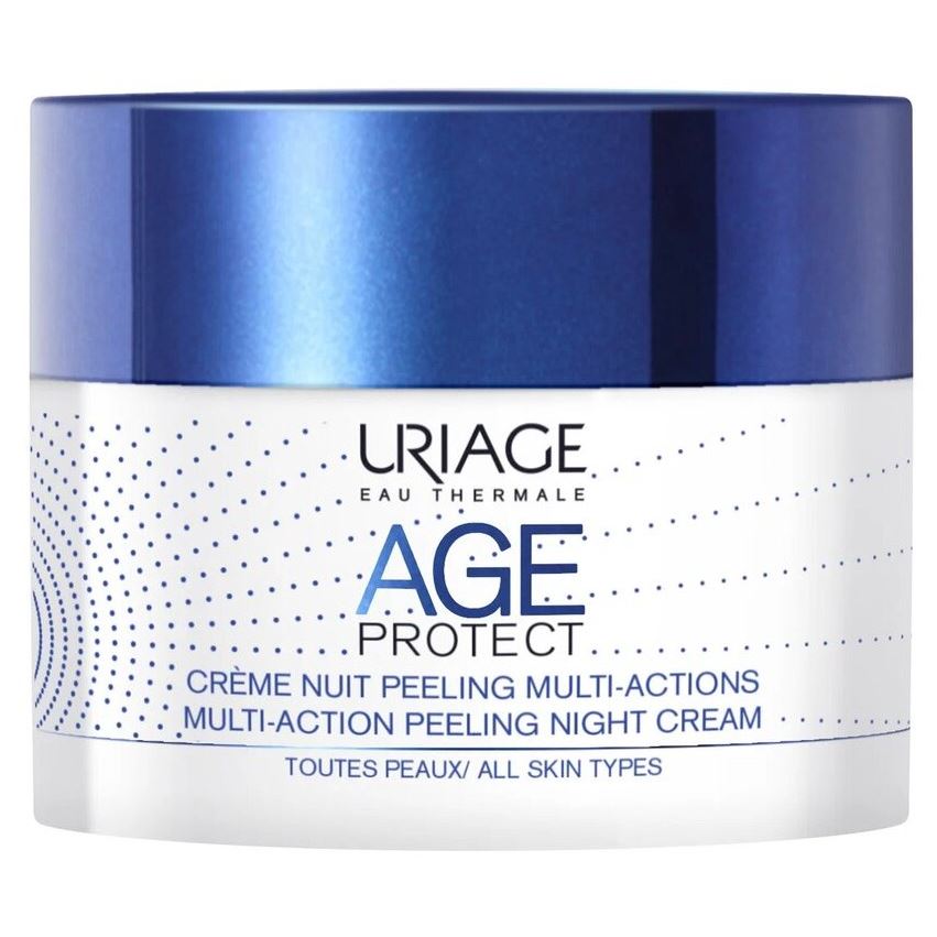 Uriage Age Protect Age Protect Creme Nuit Peeling Multi-Actions Многофункциональный ночной крем-пилинг для всех типов кожи, в том числе чувствительной и раздраженной