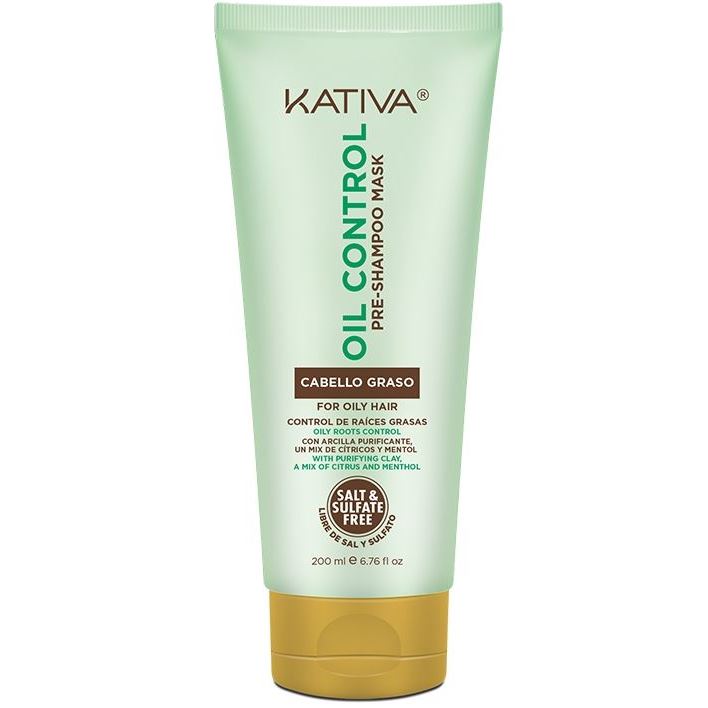 Kativa Oil Control Pre-Shampoo Mask For Oily Hair Маска «Контроль» перед мытьем шампунем для жирных волос 