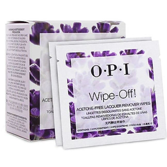 OPI Nail Color Wipe-Off! Acetone-Free Lacquer Remover Wipes Салфетки без ацетона для снятия лака