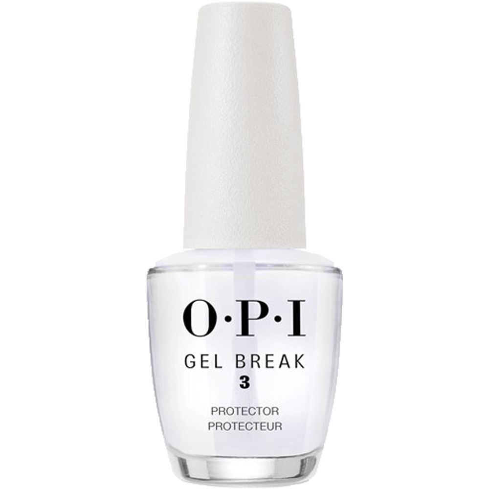 OPI Nail Color Gel Break 3 Protector Top Coat Защищающее верхнее покрытие с глянцевым финишем